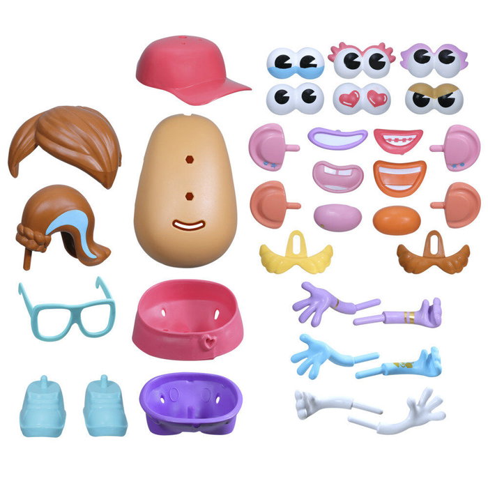 HASBRO Mr. Potato Head expresiones con 32 accesorios para crear combinaciones únicas HASBRO Mr. Potato Head expresiones con 32 accesorios para crear combinaciones únicas