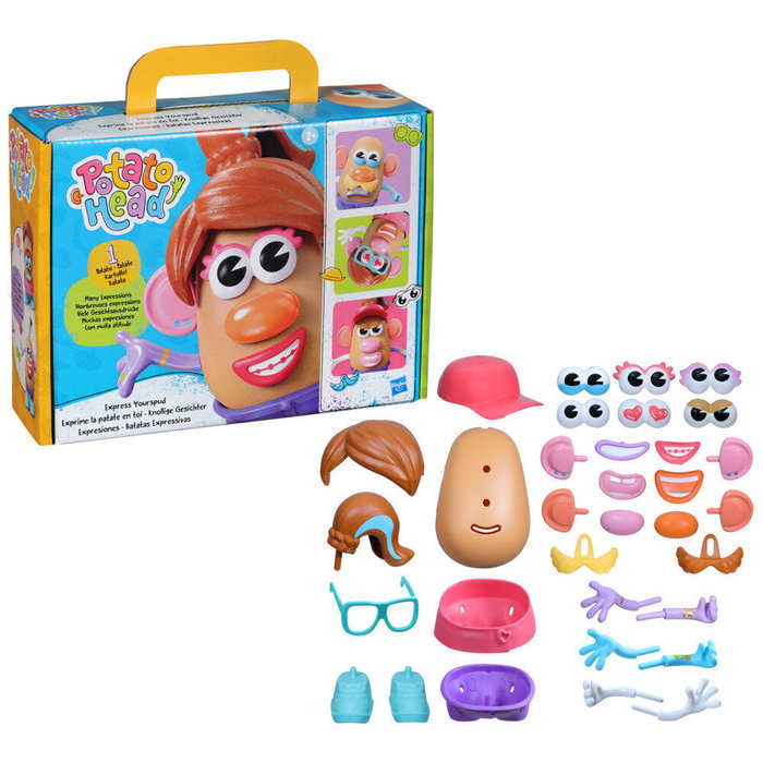 HASBRO Mr. Potato Head expresiones con 32 accesorios para crear combinaciones únicas HASBRO Mr. Potato Head expresiones con 32 accesorios para crear combinaciones únicas