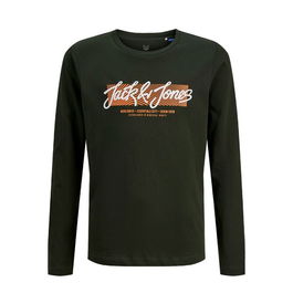 Camiseta de Manga Larga Infantil Jack & Jones Jjurban Ls Crew Neck Negro XL