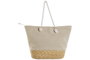 DKD Home Decor Bolso Mediterraneo Beige Azul 16 x 33 x 52 cm (2 Unidades)