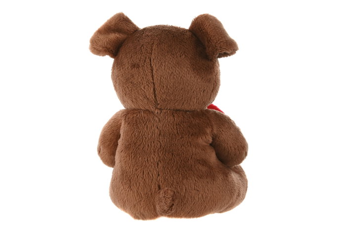 DKD Home Decor Peluche Perro Corazón Multicolor