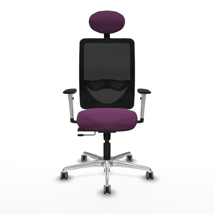 PIQUERAS Y CRESPO Silla de oficina Zulema Morado/Negro con mecanismo Sincro/Traslack PIQUERAS Y CRESPO Silla de oficina Zulema Morado/Negro con mecanismo Sincro/Traslack