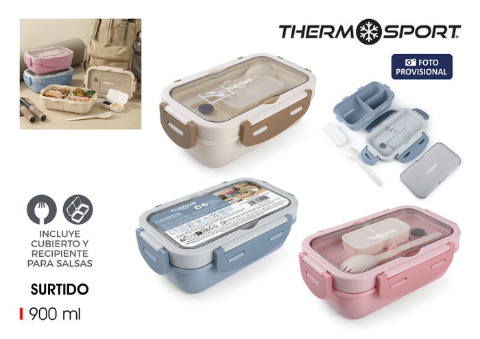Thermosport Fiambrera Porta Alimento Rectangular 900ml Thermosport Fiambrera Porta Alimento Rectangular 900ml