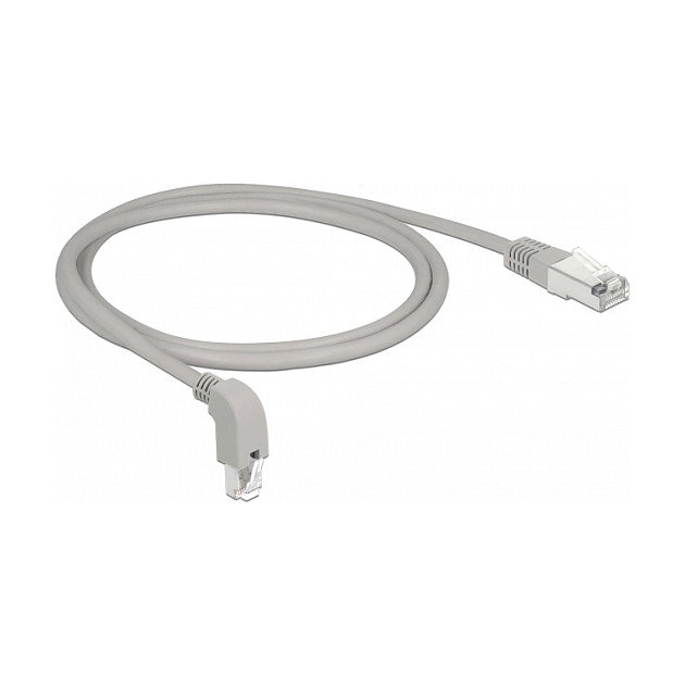 DeLOCK 85874 Cable de red RJ45 Cat.6a S/FTP 1 m Gris