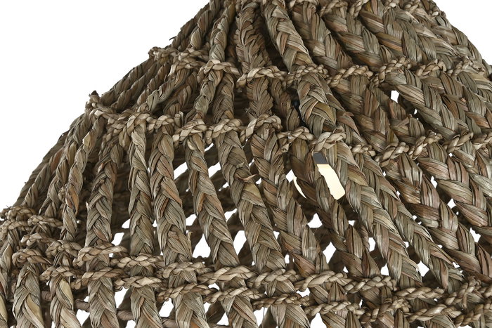 DKD Home Decor Lamps 2c 24 Lámpara de Techo Item Home 58 x 77 x 52 cm Fibras Naturales Hecho a Mano