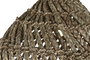 DKD Home Decor Lamps 2c 24 Lámpara de Techo Item Home 58 x 77 x 52 cm Fibras Naturales Hecho a Mano