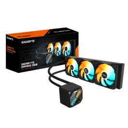 Gigabyte Refrigeración Líquida para CPU 360mm 3x120mm Ventiladores ARGB DAISY-CHAIN 28400-GM360-2CBR Compatible Intel LGA 1851 y AMD AM5