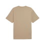 Camiseta de Manga Corta Hombre Puma Maximal Metallic Relaxed Marrón claro