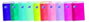 Oxford Cuaderno Touch A4+ Cuadriculado Coral con Espiral, 80 Hojas