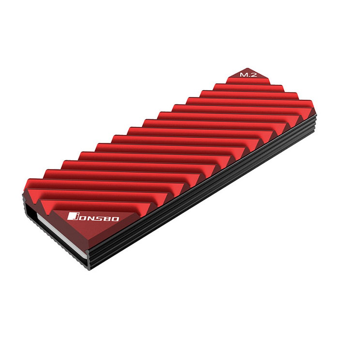 Jonsbo M.2-3 Disipador para SSD M.2 - Rojo