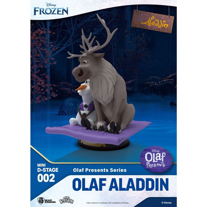 Beast Kingdom Figura Minidstage Disney Olaf Presenta Olaf PVC ABS 10 cm