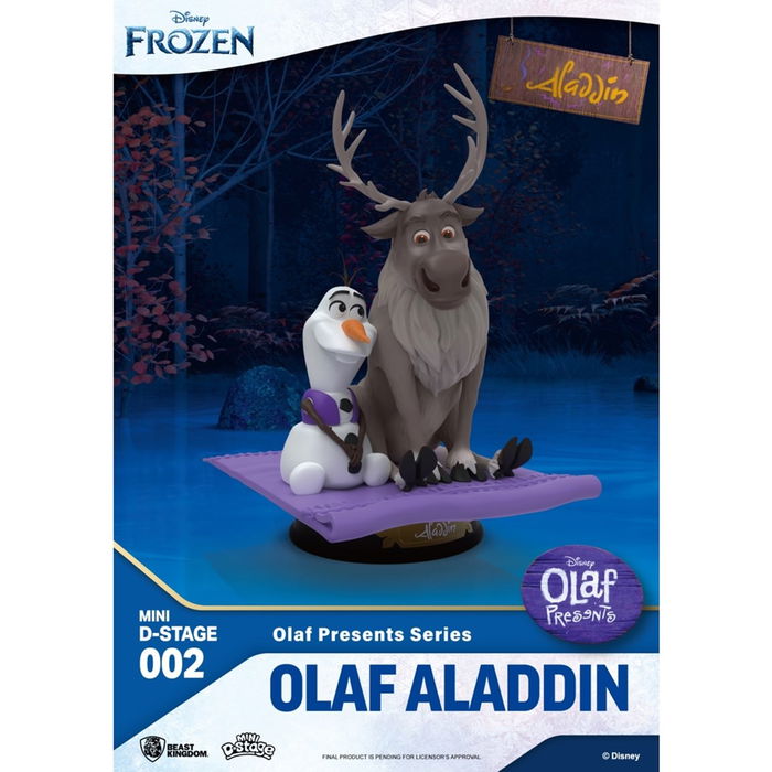 Beast Kingdom Figura Minidstage Disney Olaf Presenta Olaf PVC ABS 10 cm