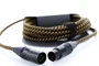 CORDIAL Cable de Micrófono XLR Silent 25Th Anniv 10m con Conectores Neutrik - Color Tweed/Dorado