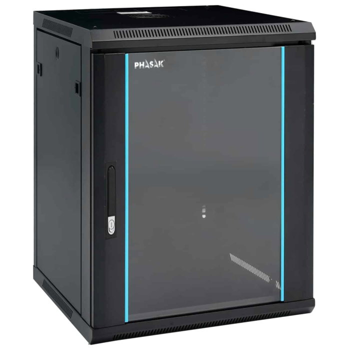 Phasak Rack mural 19" Phasak Pro 15U 600x450 Montado Phasak Rack mural 19" Phasak Pro 15U 600x450 Montado