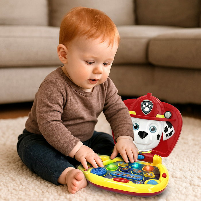 Ordenador de juguete The Paw Patrol Inglés 20 x 17 x 14 cm Multicolor (4 Unidades)