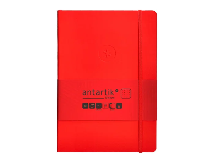 Antartik Cuaderno Antartik Notes A5 de puntos rojo