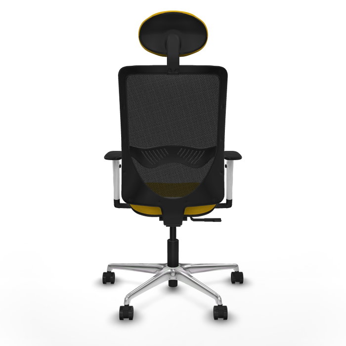 PIQUERAS Y CRESPO Silla de oficina Zulema con mecanismo Sincro, Amarillo y Negro PIQUERAS Y CRESPO Silla de oficina Zulema con mecanismo Sincro, Amarillo y Negro