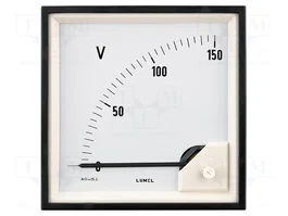 LUMEL MA12N Voltímetro Analógico para Panel 0÷1,5V