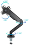 Tooq Soporte de Mesa para Monitor DB5032TNR-B 17''-32'' Negro