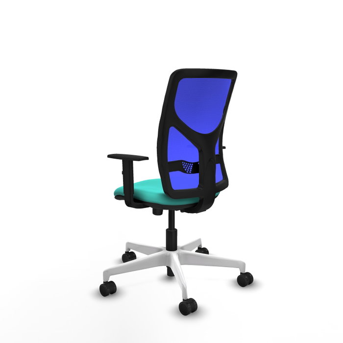PIQUERAS Y CRESPO Silla de oficina Motilla con mecanismo Sincro, Turquesa y Azul PIQUERAS Y CRESPO Silla de oficina Motilla con mecanismo Sincro, Turquesa y Azul