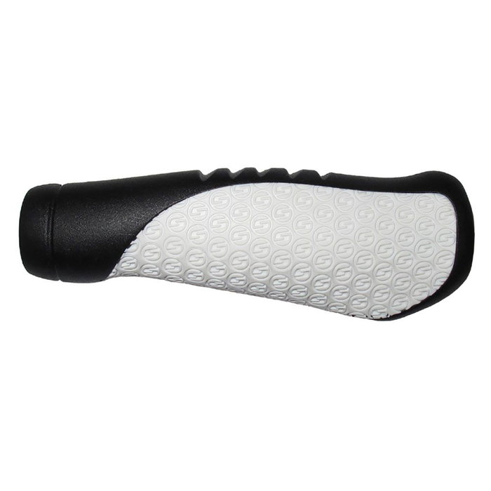 Sram Puños Comfort Grips Ergonómicos Negro y Blanco 133 mm Sram Puños Comfort Grips Ergonómicos Negro y Blanco 133 mm