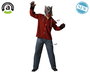 Disfraz Hombre Lobo Adulto Talla XL con Camisa de Cuadros y Pantalón para Carnaval o Halloween