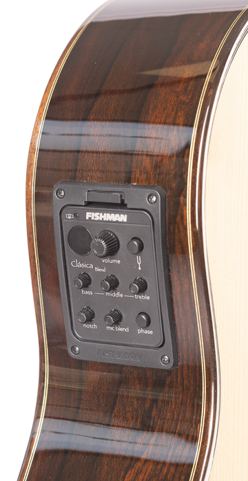 Admira Lola Serie Flamenco Guitarra Clásica Electrificada Cutaway Fishman