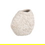 Jarrón Blanco Rústico Cerámica 23 X 12 X 20 cm