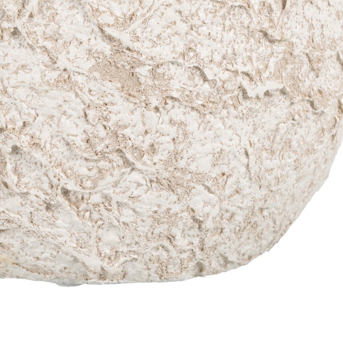 Jarrón Blanco Rústico Cerámica 23 X 12 X 20 cm