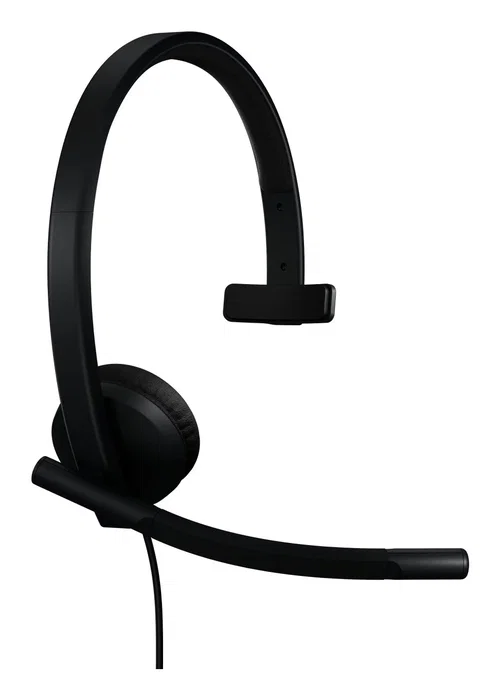 Logitech H570e Auriculares con Cable USB-A para Oficina y Centro de Llamadas, Certificado para Microsoft Teams, Negro, Diadema, Micrófono con Cancelación de Ruido