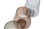 DKD Home Decor Set de 3 Jarrones de Cristal Surtidos (14,5x14,5x18 cm)