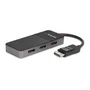 StarTech.com Hub MST DisplayPort 1.4 a 3x DisplayPort MST14DP123DP Negro