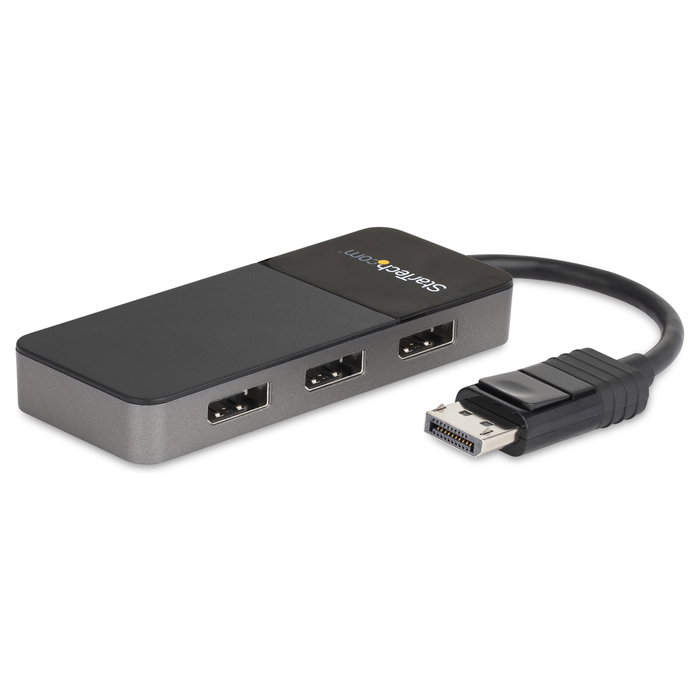 StarTech.com Hub MST DisplayPort 1.4 a 3x DisplayPort MST14DP123DP Negro