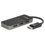 StarTech.com Hub MST DisplayPort 1.4 a 3x DisplayPort MST14DP123DP Negro