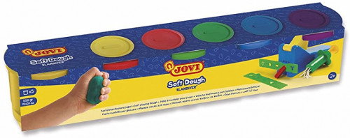 Jovi Blandiver Soft Dough Estuche de 5 Botes de 110g Colores Surtidos