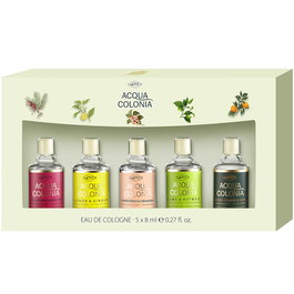 Set 4711: Acqua Colonia Lemon & Ginger, Eau De Cologne, Unisex, 8 ml + Acqua Colonia Lychee & White Mint, Eau De Cologne, Unisex, 8 ml + Acqua Colonia Lime & Nutmeg, Eau De Cologne, Unisex, 8 ml + Acqua Colonia Blood Orange & Basil, Eau De Cologne, Unisex
