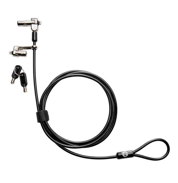 HP Nano Keyed Cable Lock Candado de Seguridad para Notebooks y Tablets