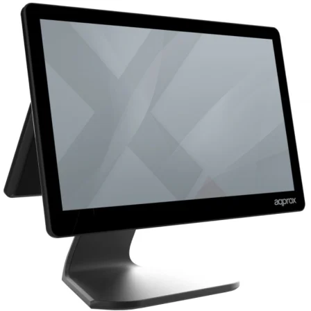 Approx APPTPV05NVFDG8-256 Terminal TPV con Pantalla Táctil Capacitiva de 15.6", Intel Celeron N5095, 8GB RAM, 256GB SSD, Full HD, WiFi, Bluetooth, Windows