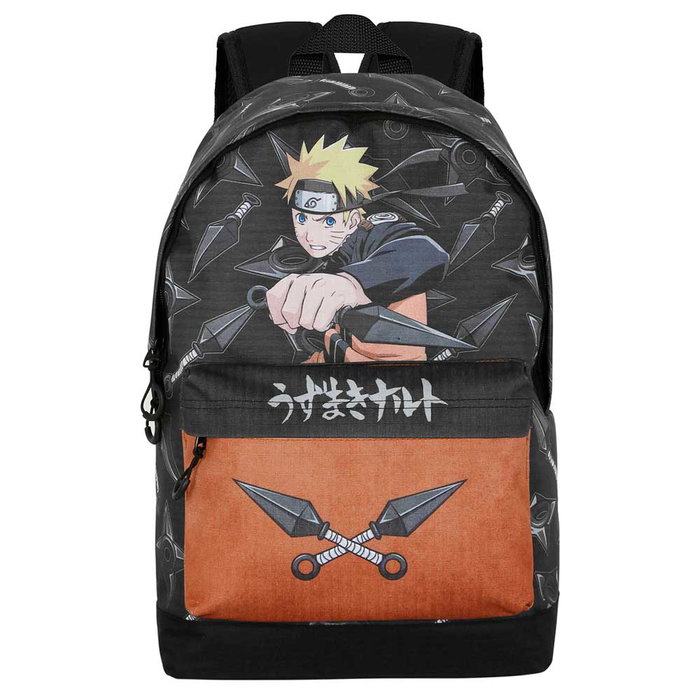Naruto Mochila HS FAN 2.2 Weapons Urbana Negro Ripstop Resistente a Líquidos 24L