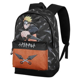 Naruto Mochila HS FAN 2.2 Weapons Urbana Negro Ripstop Resistente a Líquidos 24L
