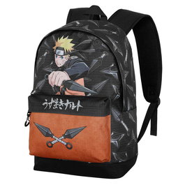 Naruto Mochila HS FAN 2.2 Weapons Urbana Negro Ripstop Resistente a Líquidos 24L