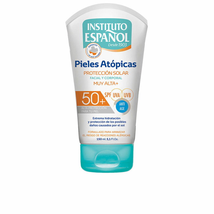 Instituto Español PIEL ATÓPICA Protección Solar Facial y Corporal SPF50+ 150 ml Instituto Español PIEL ATÓPICA Protección Solar Facial y Corporal SPF50+ 150 ml