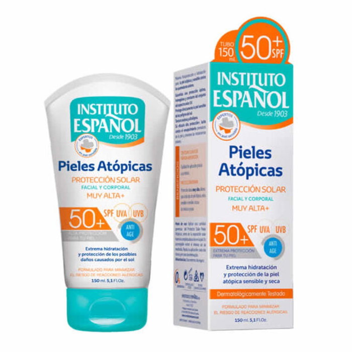 Instituto Español PIEL ATÓPICA Protección Solar Facial y Corporal SPF50+ 150 ml Instituto Español PIEL ATÓPICA Protección Solar Facial y Corporal SPF50+ 150 ml