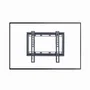 Gembird WM-42F-04 Soporte para TV de Pared, Acero Negro, 23-42 Pulgadas (106,7 cm), VESA hasta 200x200 mm, Soportes 35 kg, con Nivel Burbuja y Kit de Montaje