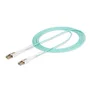 StarTech Cable de Fibra Óptica Multimodo LC/UPC a LC/UPC OM4 de 3m, Color aguamarina