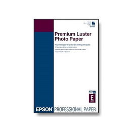 Epson 041784 Premium Luster Photo Paper A4 250 Hojas, 260 g/m2, Blanco, Brillante, Papel Fotográfico