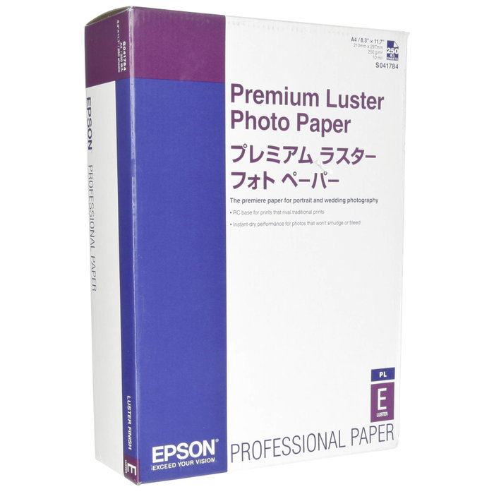 Epson Premium Luster Photo Paper A4 250 hojas 250g/m2 Blanco