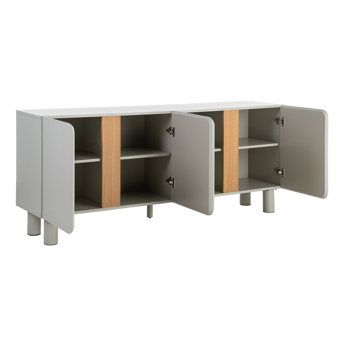 Aparador Taupe Dm Salón 180 X 40 X 75 cm Aparador Taupe Dm Salón 180 X 40 X 75 cm