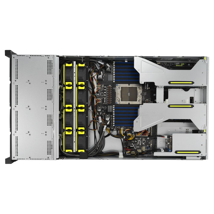 ASUS RS521A-E12-RS12U Barebone Server Rack 2U Socket SP5, 12 NVMe, 1.6kW Titanium, 3 TB DDR5, 90SF03X1-M000C0