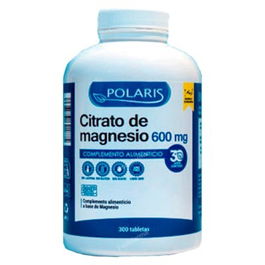 Polaris Citrato de Magnesio 600 Mg 300 Tabletas